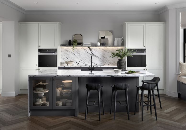 Aldana Graphite and Light Grey