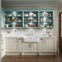 Jacobsen Taupe Grey and Light Teal