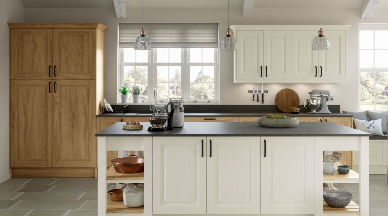 Jefferson Light Oak and Ivory