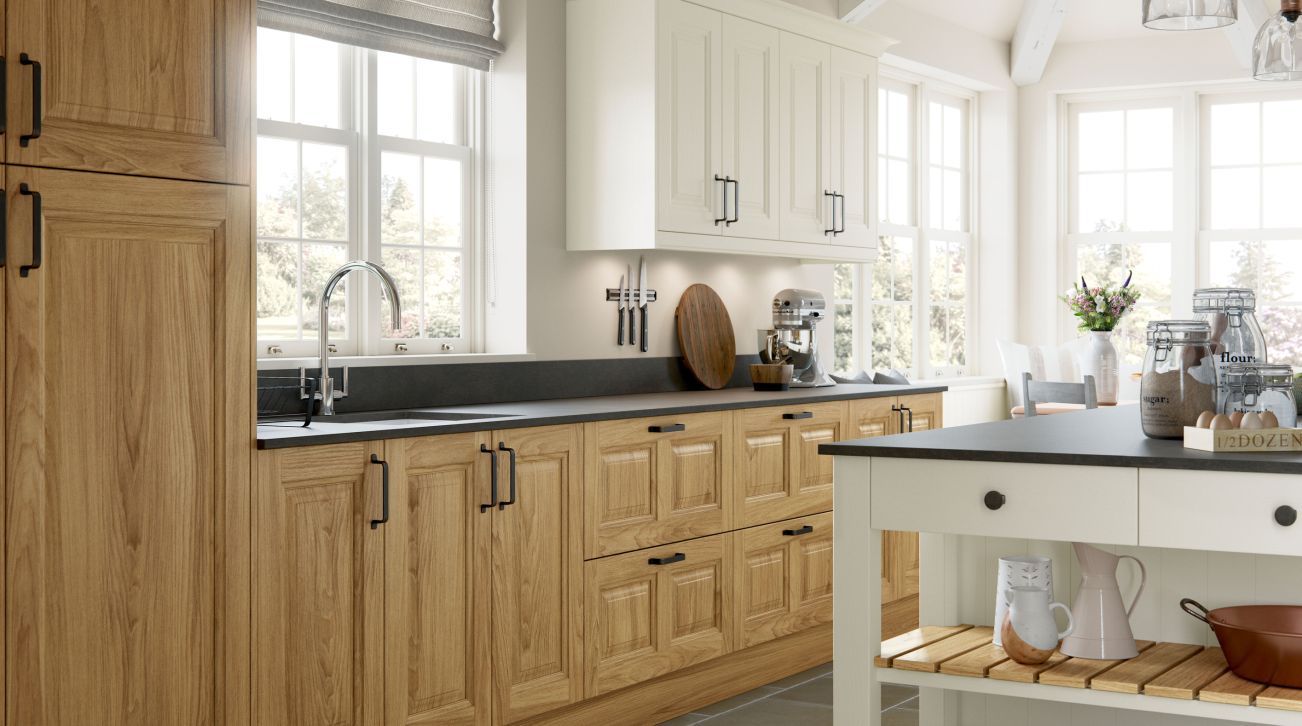 Jefferson Light Oak and Ivory